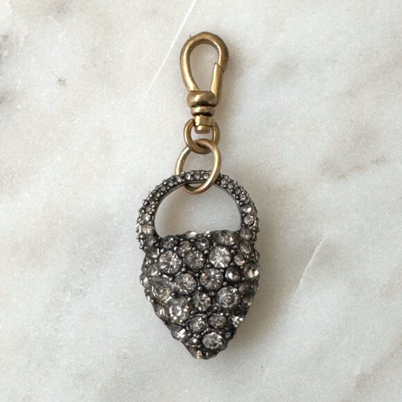 Lulu Frost Nina Heart Glass Crystal Charm Ret $155 - Picture 1 of 3